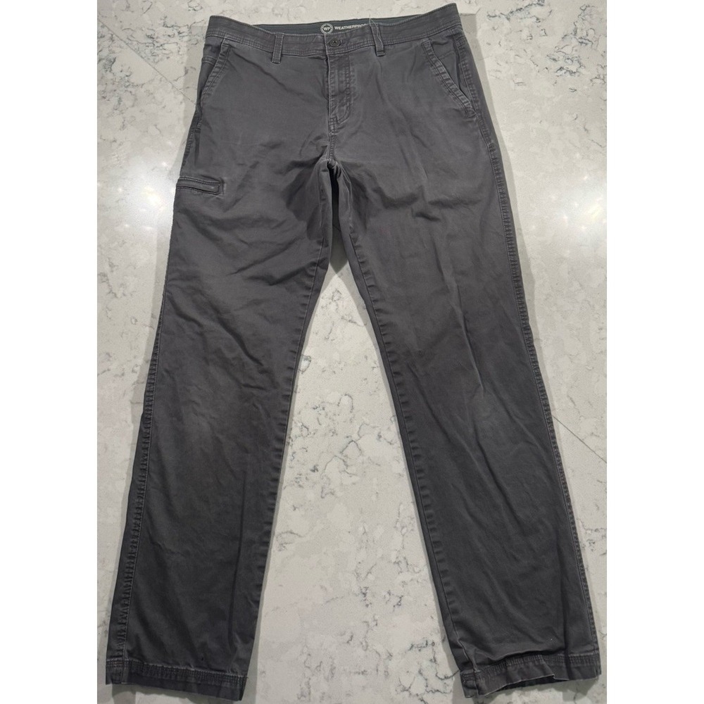Weatherproof Pants Mens 34x32 Gray Cargo Utility Stretch Outdoor Hiking Workwear